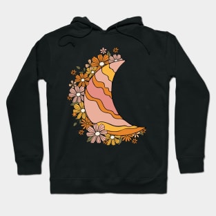 Flowers Crescent Hoodie